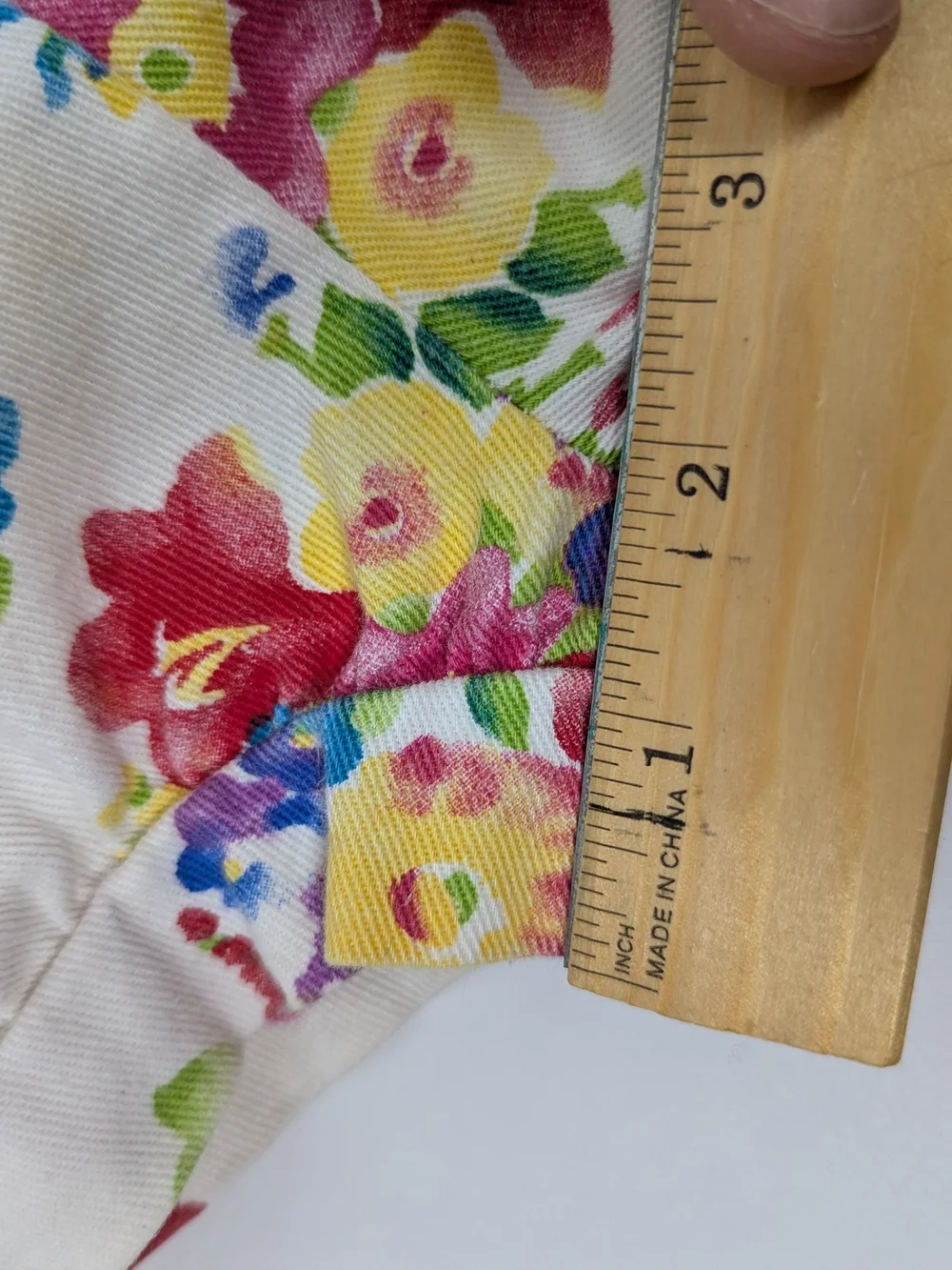 VTG 80s 90s OshKosh B'Gosh Vestback Overalls Bubble Red Floral Sz 18 Months USA